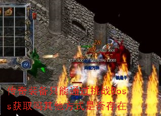 传奇装备只能通过挑战Boss获取吗其他方式是否存在 传奇装备只能通过挑战Boss获取吗其他方式是否存在