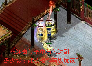 1.76连击传奇中角色达到多少级才能被视作高级玩家? 1.76连击传奇中角色达到多少级才能被视作高级玩家?