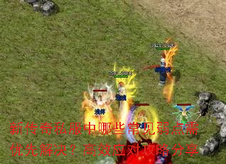 新传奇私服中哪些常见弱点需优先解决?高效应对攻略分享 新传奇私服中哪些常见弱点需优先解决?高效应对攻略分享