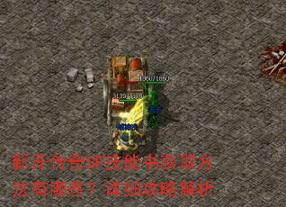 新开传奇SF技能书获取方法有哪些?详细攻略解析 新开传奇SF技能书获取方法有哪些?详细攻略解析