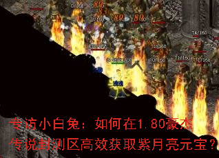 专访小白兔:如何在1.80豪杰传说封测区高效获取紫月亮元宝? 专访小白兔:如何在1.80豪杰传说封测区高效获取紫月亮元宝?