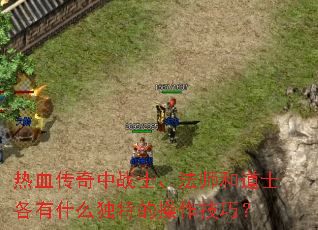 热血传奇中战士、法师和道士各有什么独特的操作技巧? 热血传奇中战士、法师和道士各有什么独特的操作技巧?