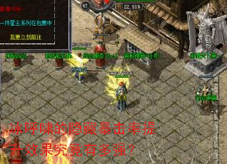 冰呼啸的隐藏暴击率提升效果究竟有多强? 冰呼啸的隐藏暴击率提升效果究竟有多强?