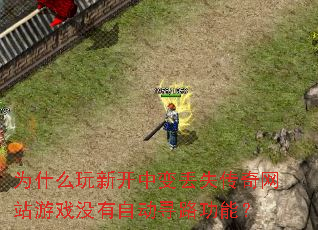 Ϊʲô���¿��б䶪ʧ������վ��Ϸû���Զ�Ѱ·���ܣ�