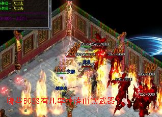 ��ЩBOSS�м��ʵ���Ѫ��������