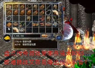 �̵㴫����Ϸ����Щǿ��BOSS������ս�����ױ�����Ʒװ����