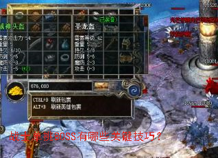 սʿ����BOSS����Щ�ؼ����ɣ�