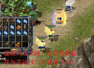 征战玛法大陆?这些隐藏秘辛与实战技巧你掌握了吗? 征战玛法大陆?这些隐藏秘辛与实战技巧你掌握了吗?