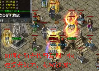 如何在新开传奇新服中快速提升战力,称霸沙城? 如何在新开传奇新服中快速提升战力,称霸沙城?