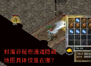 封魔谷秘密通道隐藏地图具体位置在哪? 封魔谷秘密通道隐藏地图具体位置在哪?