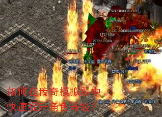 如何在传奇模拟器中快速提升角色等级? 如何在传奇模拟器中快速提升角色等级?