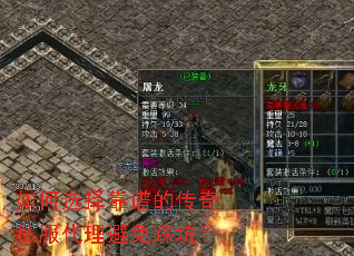 如何选择靠谱的传奇私服代理避免踩坑? 如何选择靠谱的传奇私服代理避免踩坑?