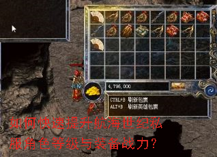 如何快速提升航海世纪私服角色等级与装备战力? 如何快速提升航海世纪私服角色等级与装备战力?