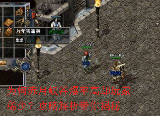 为何赤月峡谷爆率高却玩家稀少?攻略解析带你揭秘 为何赤月峡谷爆率高却玩家稀少?攻略解析带你揭秘
