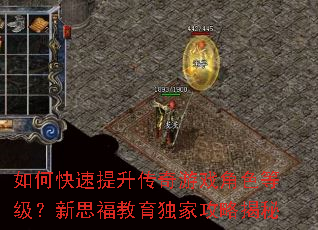 如何快速提升传奇游戏角色等级?新思福教育独家攻略揭秘 如何快速提升传奇游戏角色等级?新思福教育独家攻略揭秘