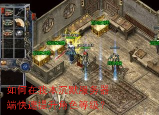 如何在我本沉默服务器端快速提升角色等级? 如何在我本沉默服务器端快速提升角色等级?