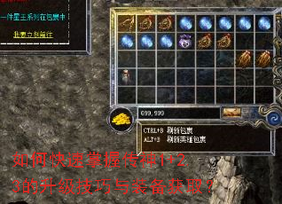 如何快速掌握传神1+2.3的升级技巧与装备获取? 如何快速掌握传神1+2.3的升级技巧与装备获取?