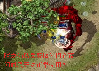 暗龙辅助免费版为何在夜间时段无法正常使用? 暗龙辅助免费版为何在夜间时段无法正常使用?