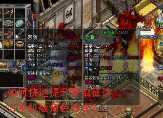 如何快速提升原始征途sf手机版角色等级? 如何快速提升原始征途sf手机版角色等级?
