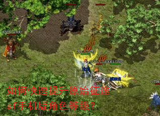 如何快速提升原始征途sf手机版角色等级? 如何快速提升原始征途sf手机版角色等级?